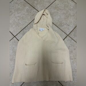 DEREK LAM 10 CROSBY hooded ribbed poncho